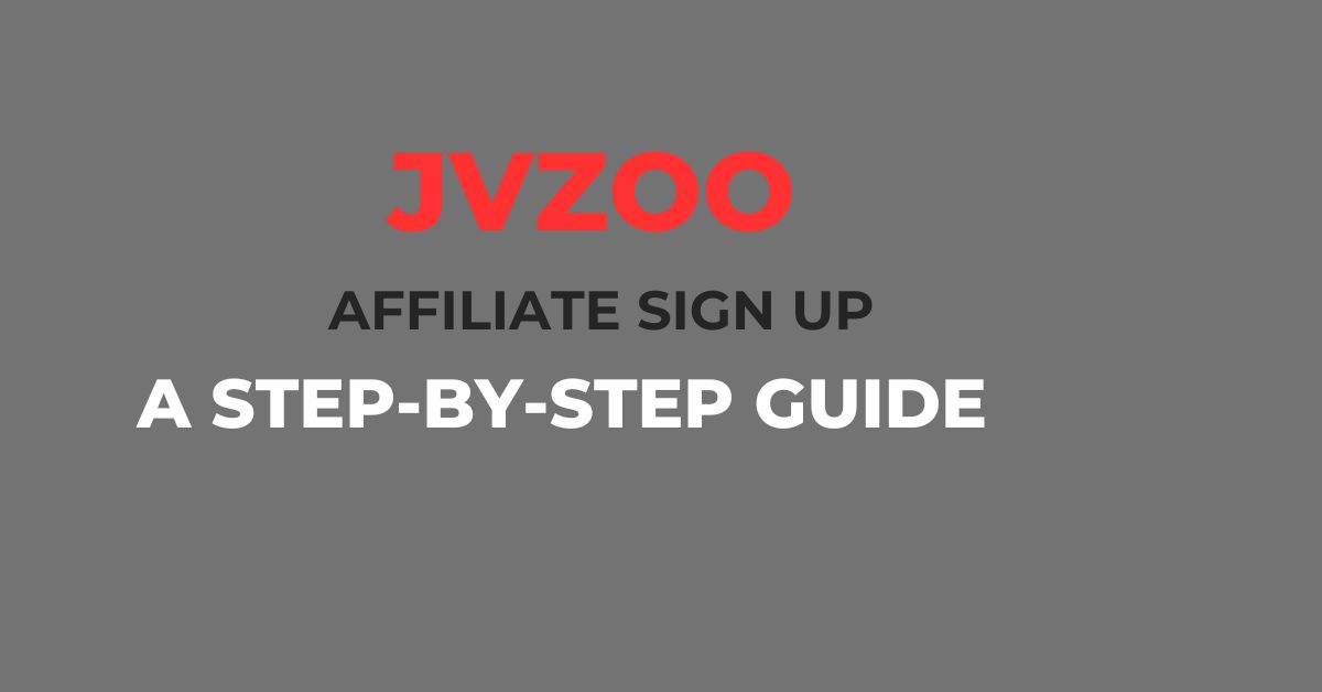 JVZoo Affiliate Sign Up